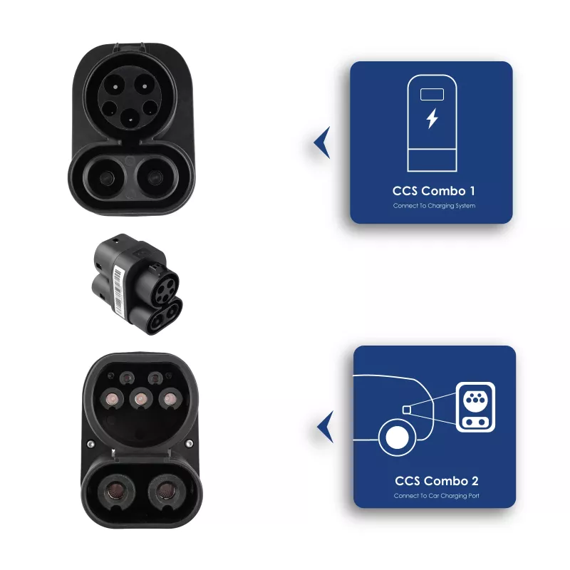 Akyga AK-SC-E11 Adattatore di ricarica EV CCS1 / CCS2 Compact 150A