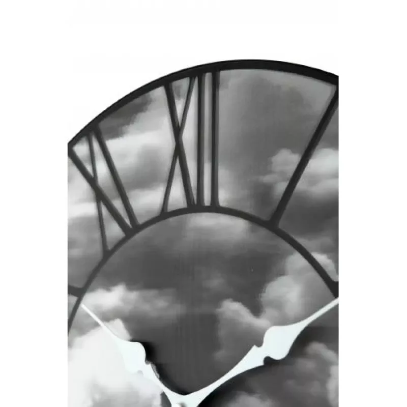 NeXtime orologio 3037 Clouds, Ø39 cm, da parete, nero