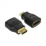 Adattatore per cavi Mini-HDMI su HDMI DeLOCK 65665