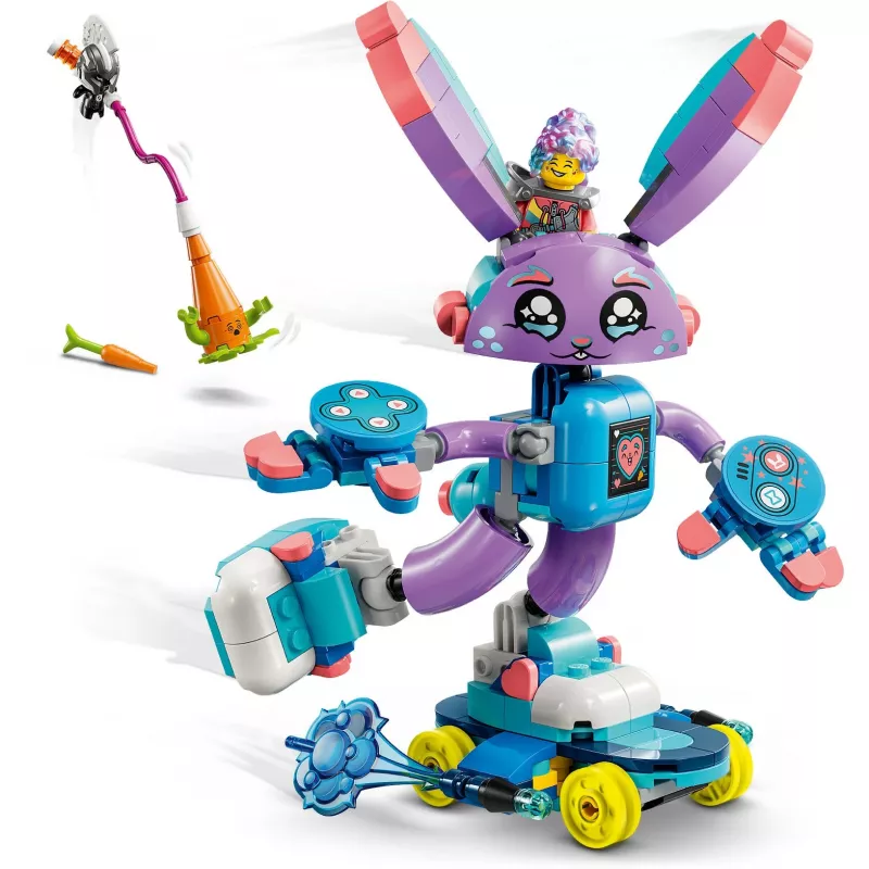 LEGO Set da costruzione LEGO 71490 Dreamzz Izzie e Bunchurro Gaming Bunny – set di gioco con personaggi