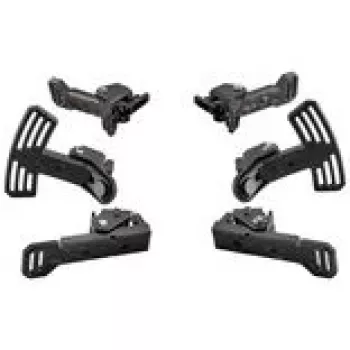 Kit palette in carbonio Asetek SimSports - nero