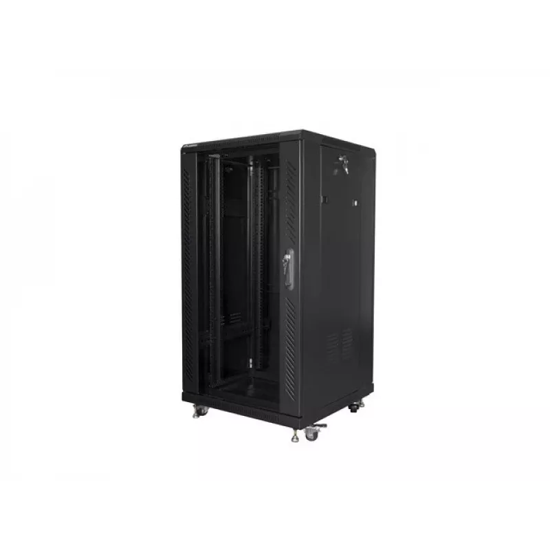 Lanberg FF01-6622-12B armadio rack 22U a sé stante nero