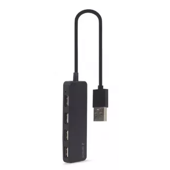 Hub USB 2.0 Gembird UHB-U2P4-06 — 4 porte, espansione USB compatta