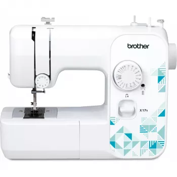 Macchina per cucire Brother X17S semiautomatica elettromeccanica — 17 punti, 750 SPM, braccio libero
