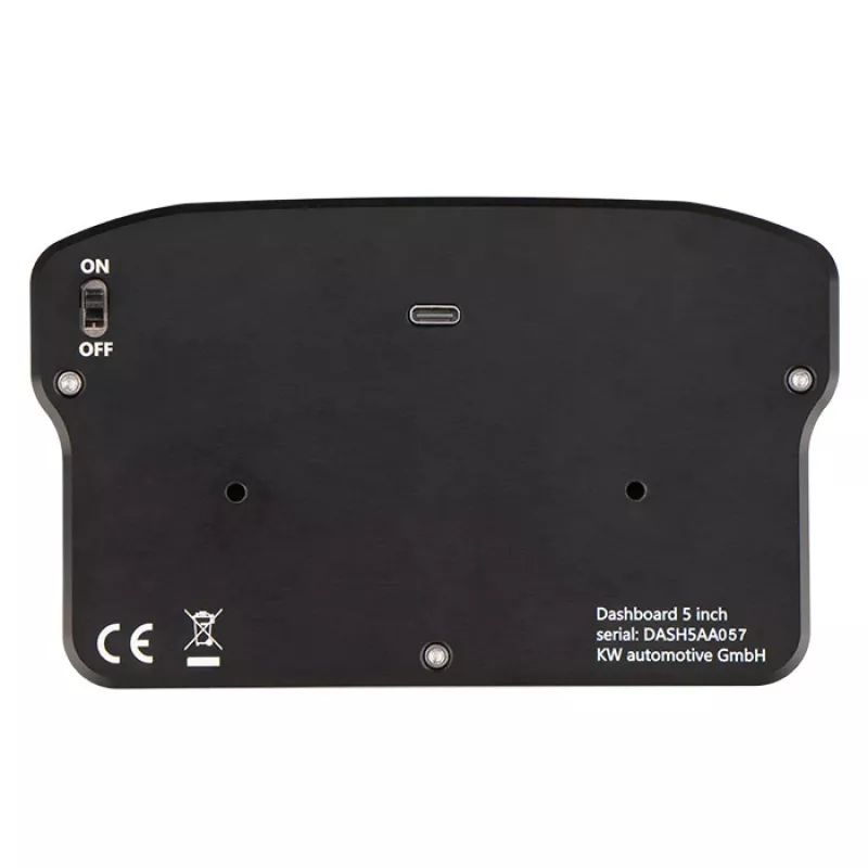 Pannello dashboard per volante Ascher Racing 5 pollici modello 76080029 per display sim-racing