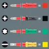 Wera Kraftform Kompakt VDE Edelstahl 17 extra sottile set di cacciaviti (05006631001)