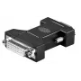 Adattatore per cavo Microconnect MONBG HD15 su DVI-I 24+5Pin nero