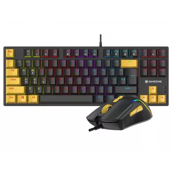 Tracer HORNET 87 Tastiera mouse inclusi gaming USB QWERTY inglese nero, giallo