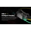 Nitecore HC70 UHE torcia frontale, 1600 lm, 6 LED, IP68, ricaricabile via USB, alluminio, 172 g, nera