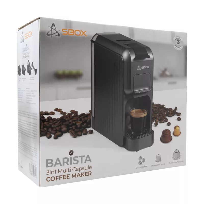 Macchina per caffè SBOX 1,5L CM-719 Barista nero
