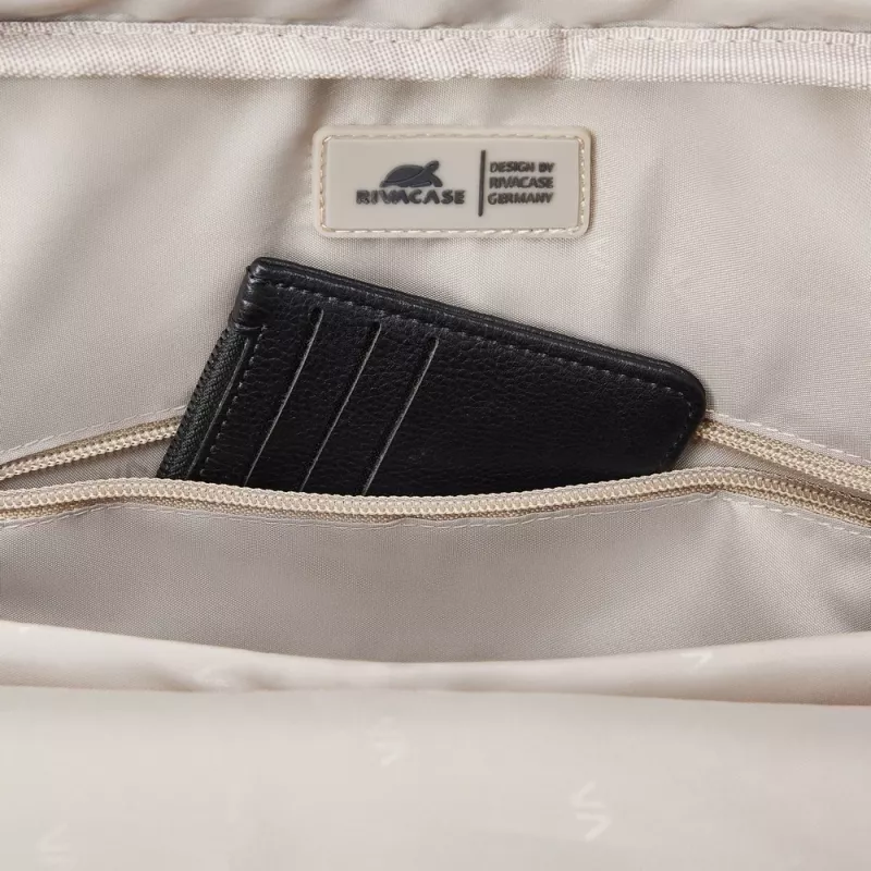 Borsa per laptop Rivacase 7921 per laptop da 14 pollici, grigio chiaro