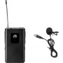 Microfono a spilla Omnitronic UHF-E Series 534,1 MHz, microfono lavalier omnidirezionale per sistemi radio