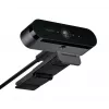 Logitech BRIO 4K Ultra HD Pro webcam 960-001106, 4096x2160, HDR, RightLight 3, zoom digitale 5x, autofocus, USB 3.0 (USB-C), nera