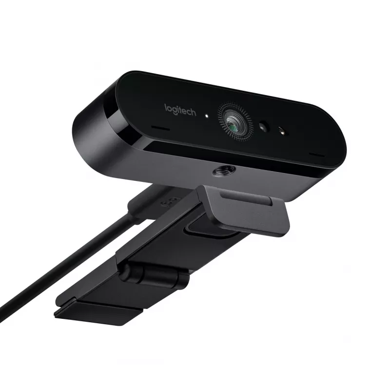 Logitech BRIO 4K Ultra HD Pro webcam 960-001106, 4096x2160, HDR, RightLight 3, zoom digitale 5x, autofocus, USB 3.0 (USB-C), nera