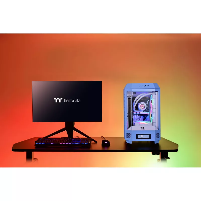 Case PC Thermaltake The Tower 250 Hydrangea Blue Mini Tower
