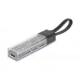 Hub USB 3.2 Gen 1 (3.1 Gen 1) DELOCK 4 porte con host Type-A + Type-C (5000 Mbit/s) nero/trasparente
