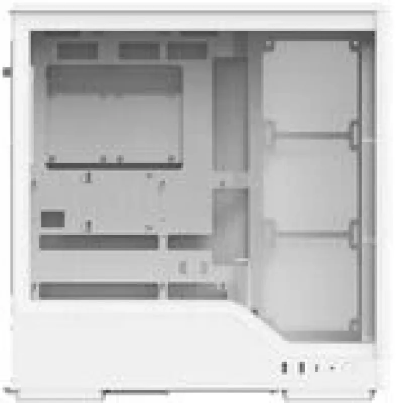 Case per computer AEROCOOL D520A midi-tower ATX vetro temperato RGB — bianco