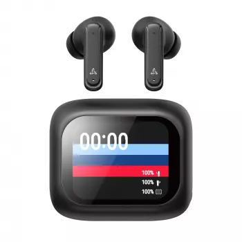 Cuffie SBOX EB-TWS08-B display touchscreen nero