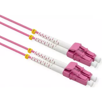 VALUE cavo in fibra ottica 50/125µm OM4 - LC/LC - connettori low-loss - viola - 7 m