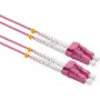 VALUE cavo in fibra ottica 50/125µm OM4 - LC/LC - connettori low-loss - viola - 7 m