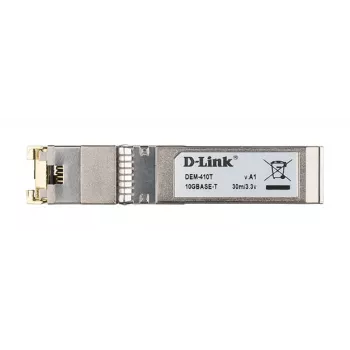 Ricetrasmettitore in rame D-Link SFP+ 10GBASE-T, rame, 10000 Mbit/s, SFP+, T, 30 m, 10 Gigabit Ethernet