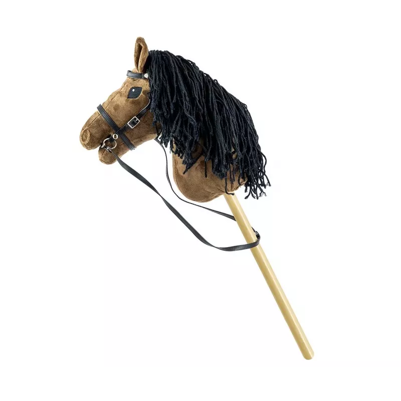 Cavallo a bastone Hobby Horse marrone scuro