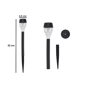 Set lampade solari da esterno Beper P207ILO050 – 5 lampade impermeabili per giardino e vialetto