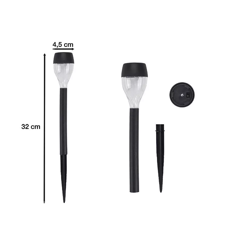 Set lampade solari da esterno Beper P207ILO050 – 5 lampade impermeabili per giardino e vialetto
