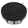 Adler AD 3093 Crepiera elettrica double-face 2 in 1, 1600 W, nero