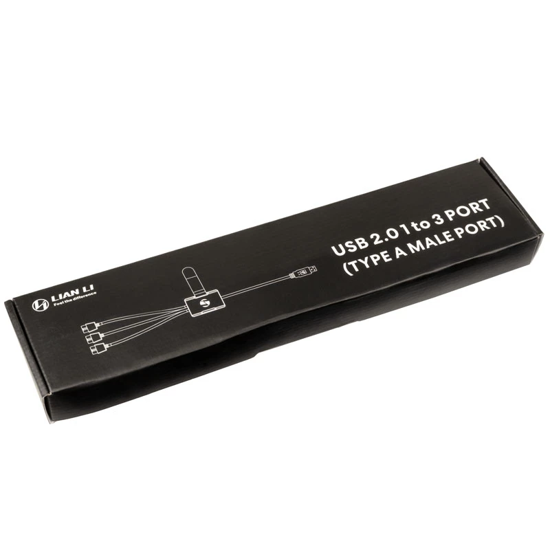 Hub USB Lian Li PW-U2TPAB Type-A maschio 1-a-3 IDC 9-Pin