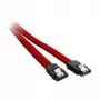 CableMod ModMesh - cavo SATA - Serial ATA 150/300/600 - SATA (M) a SATA (M) - 60 cm - rosso (CM-CAB-SATA-N60KR-R)