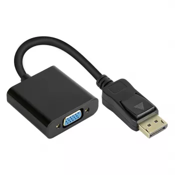 Adattatore DisplayPort maschio a VGA femmina, 1920*1200 @60Hz, contatti dorati, ca. 20cm, Good Conn (DP-AD11)