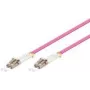 Goobay 95934 OM4 LC-LC Cavo patch in fibra ottica, multimodale, viola, 1 m