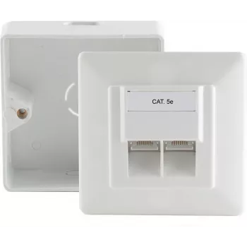 Presa di rete RJ-45 bianca ShiverPeaks BS74251-SET