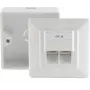 Presa di rete RJ-45 bianca ShiverPeaks BS74251-SET