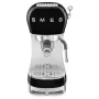 SMEG 50's Style ECF02BLEU macchina per espresso, 15 bar, nera