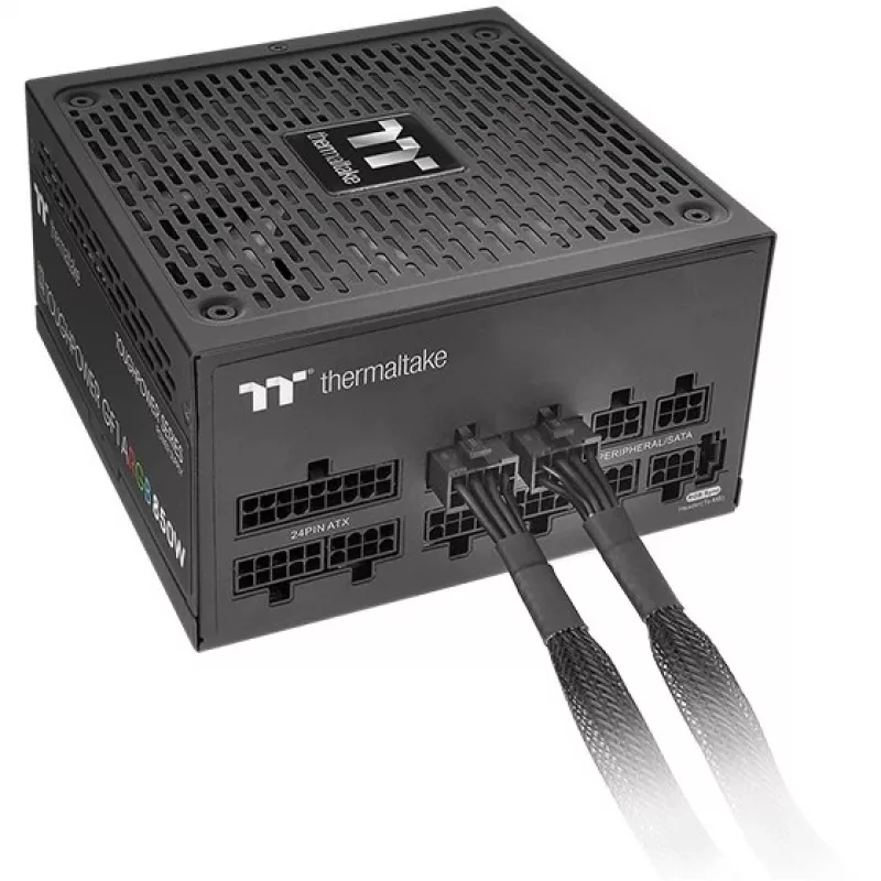 Thermaltake AC-063-CN1NAN-A1 sdoppiatore di cavo, nero, maschio/maschio, 600 mm