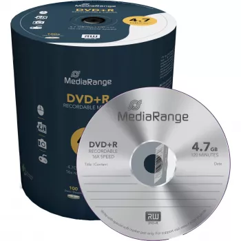 MEDIARANGE 100 x DVD+R - 4,7 GB (120 min) 16x