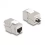 Modulo keystone DeLOCK RJ45 femmina su LSA Cat.6A sottile senza utensili
