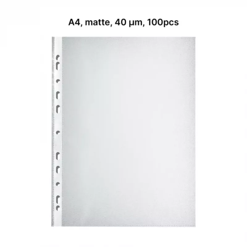 AD Class busta forata Orange Peel A4 40 micr., sacchetto 100 pezzi