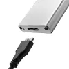 Case in alluminio QOLTEC 51833 per SSD M.2, SATA su USB 3.0, supporta fino a 2 TB