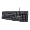 Tastiera Gembird KB-U-103-RU ufficio USB QWERTY inglese russo nero