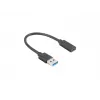 Cavo USB Lanberg AD-UC-UA-03 USB 3.2 Gen 1 0,15 m