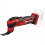 Utensile multifunzione a batteria Power X-Change VARRITO, 18 Volt (rosso/nero, senza batteria e caricabatterie, accessori inclusi)