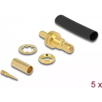 Connettore femmina SMB per crimpare RG-174 / RG-316 DeLOCK 90041