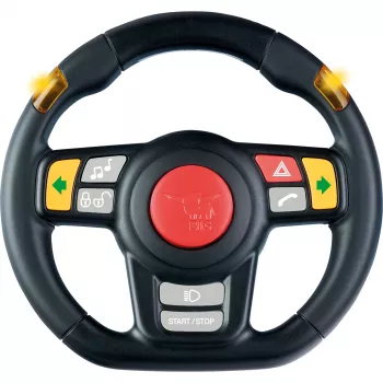 Volante sonoro (nero/rosso)