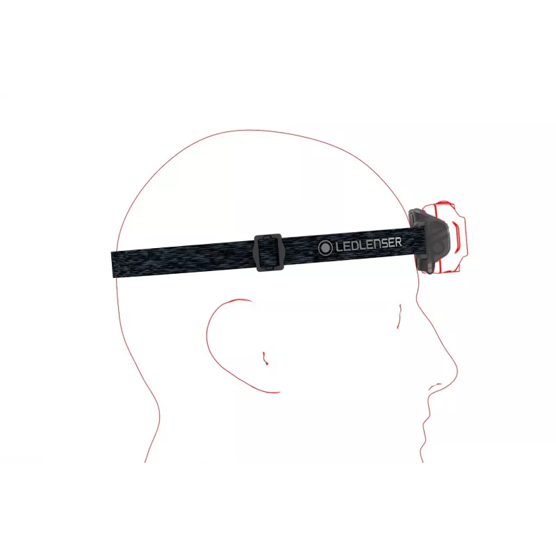 Torcia frontale Ledlenser HF4R Core nero LED IP68 20 lm