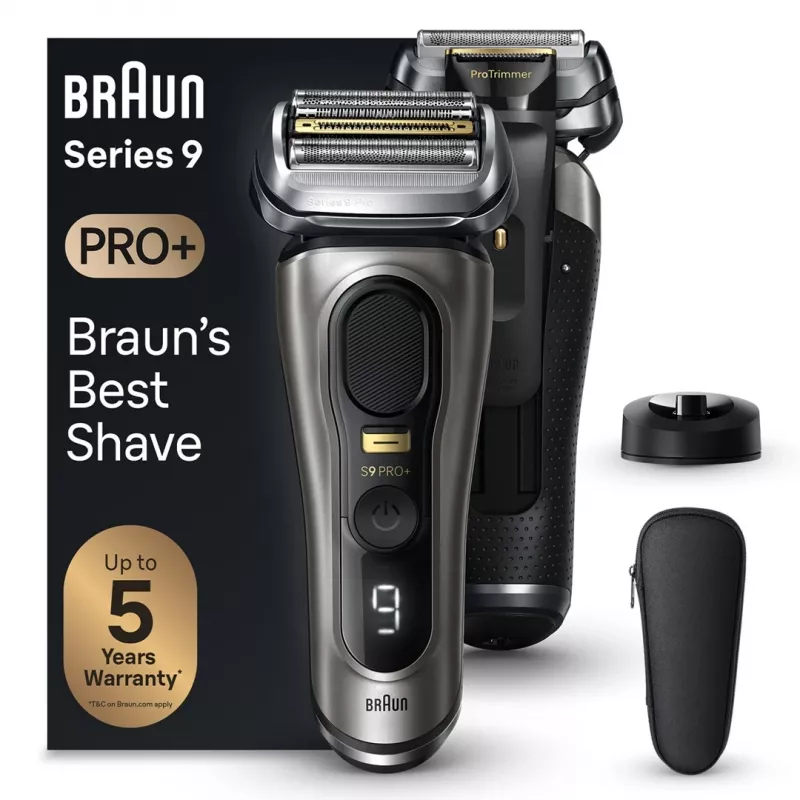 Rasoio elettrico Braun Series 9 Pro+ 9515s - bagnato e asciutto, metallic