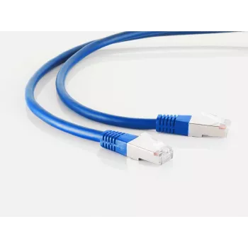 S/CONN 75725-HB Cavo patch Cat.6 S/FTP PIMF privo di alogeni, 15 m, blu