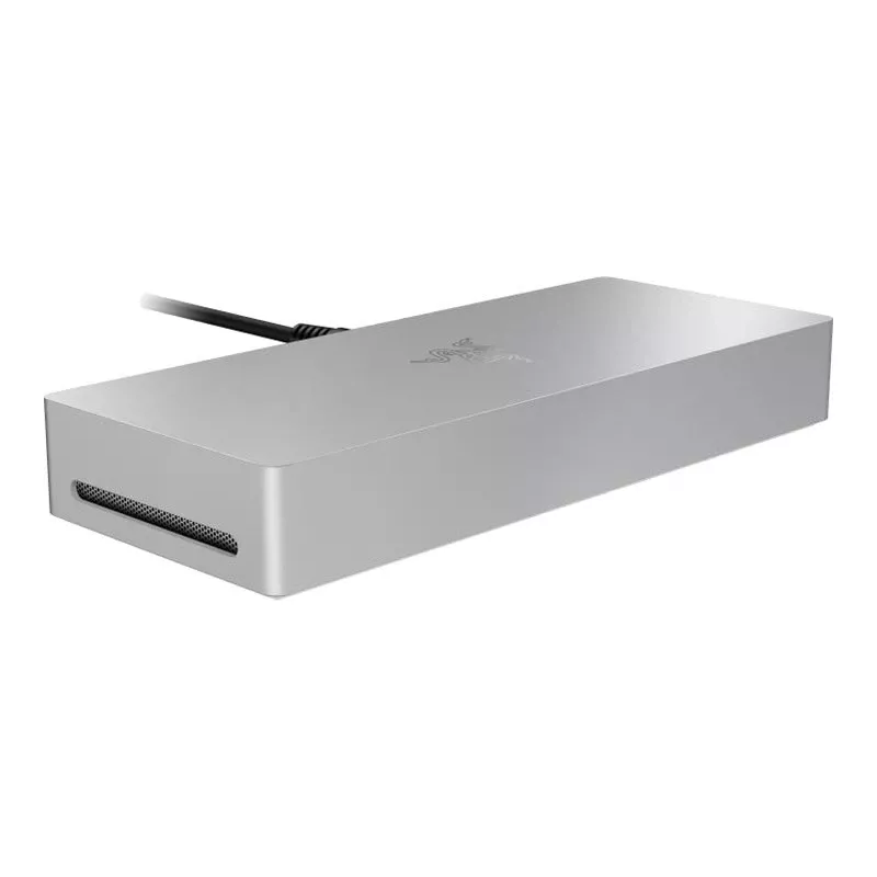 Razer Thunderbolt 5 Dock Mercury White — 4 porte USB, 1 HDMI